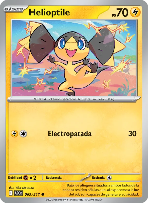 Helioptile (ASC 063)
