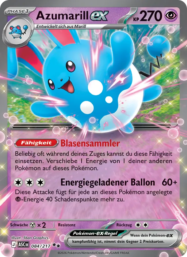 Azumarill ex (ASC 084)