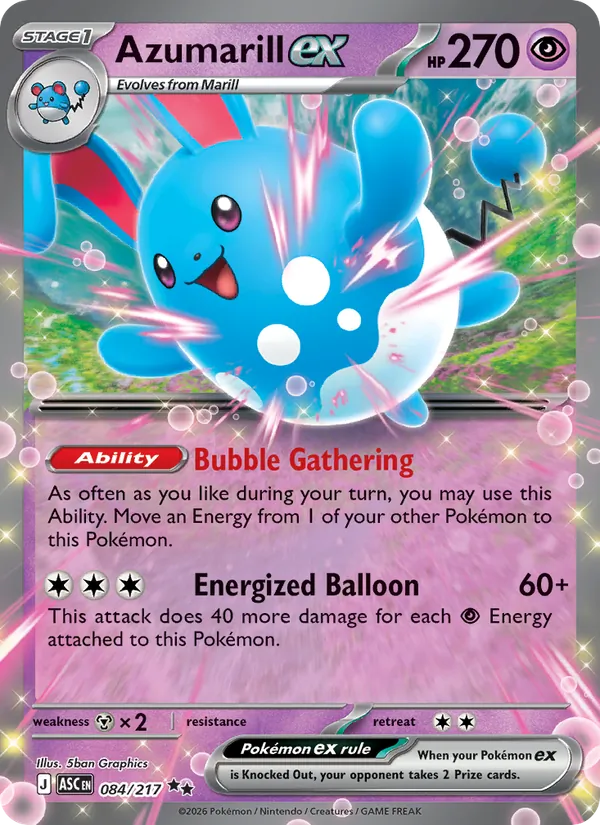 Azumarill ex (ASC 084)
