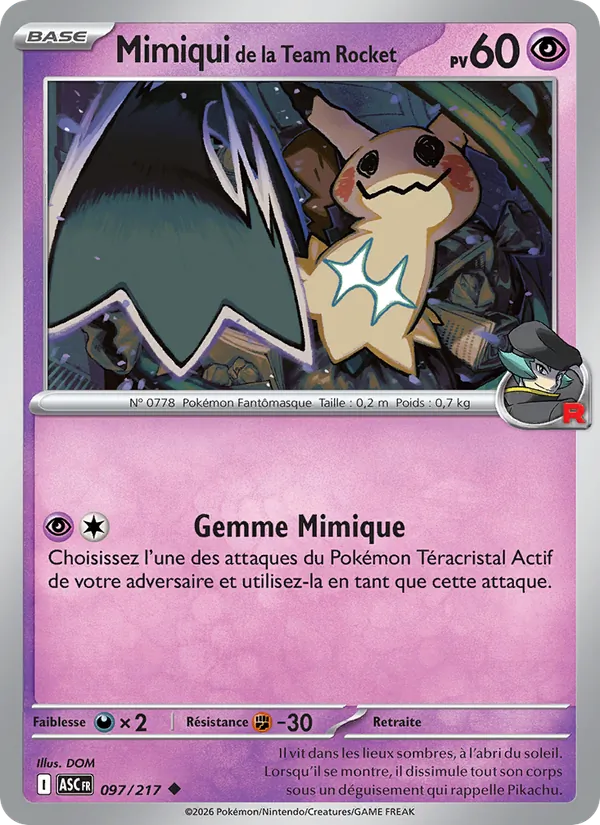 Team Rocket's Mimikyu (ASC 097)