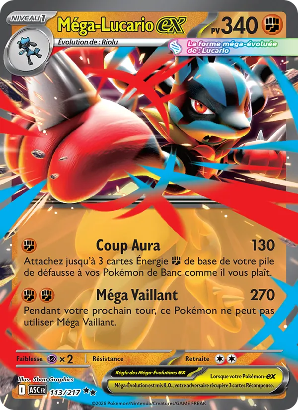 Mega Lucario ex (ASC 113)