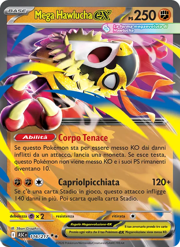 Mega Hawlucha ex (ASC 116)