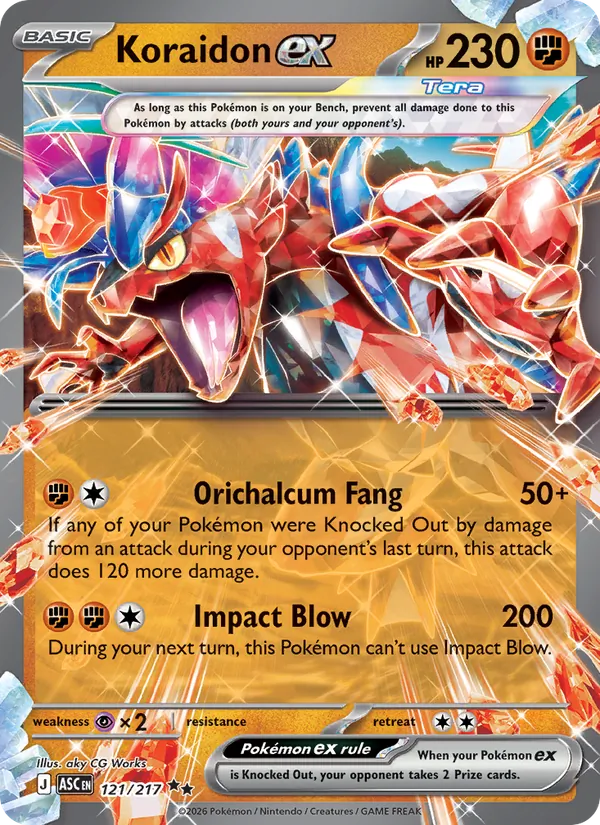 Koraidon ex (ASC 121)