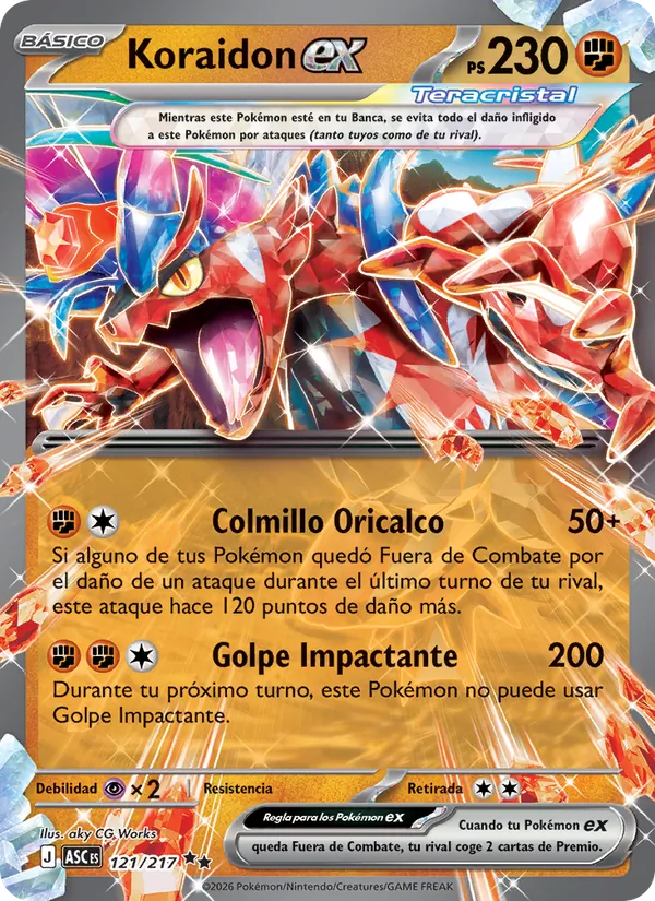 Koraidon ex (ASC 121)