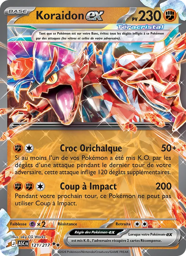 Koraidon ex (ASC 121)