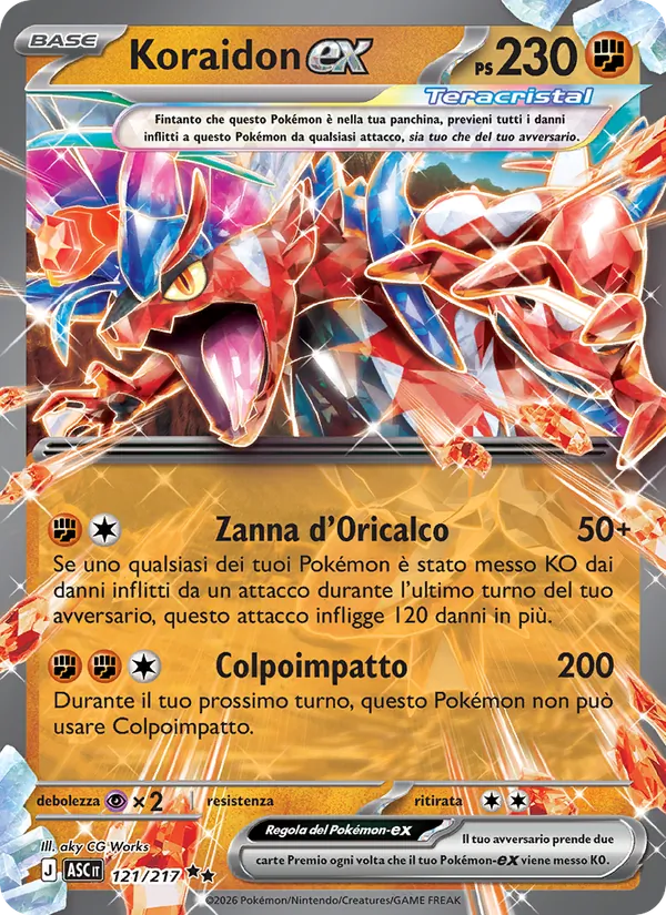 Koraidon ex (ASC 121)