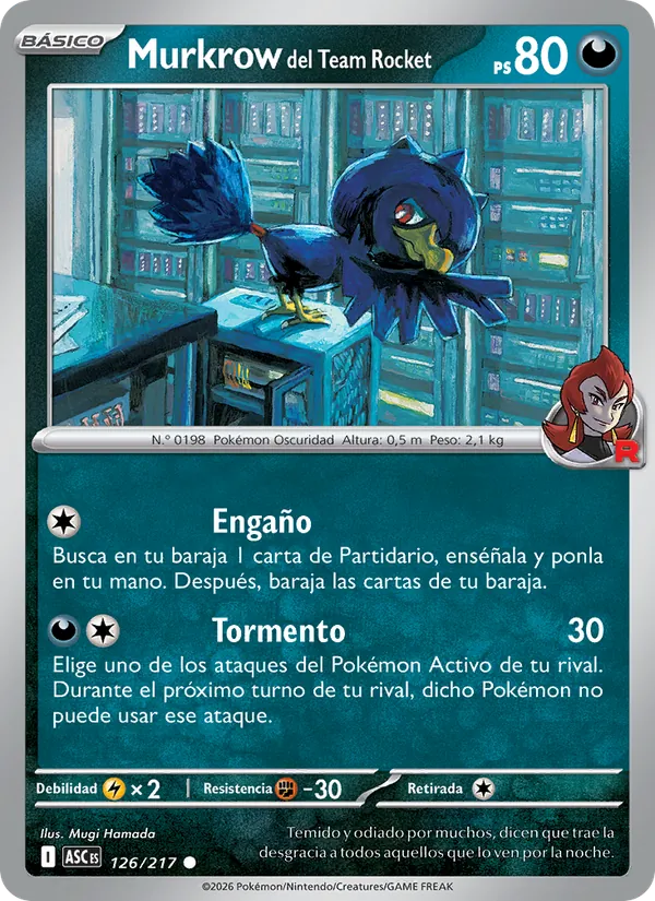Team Rocket's Murkrow (ASC 126)