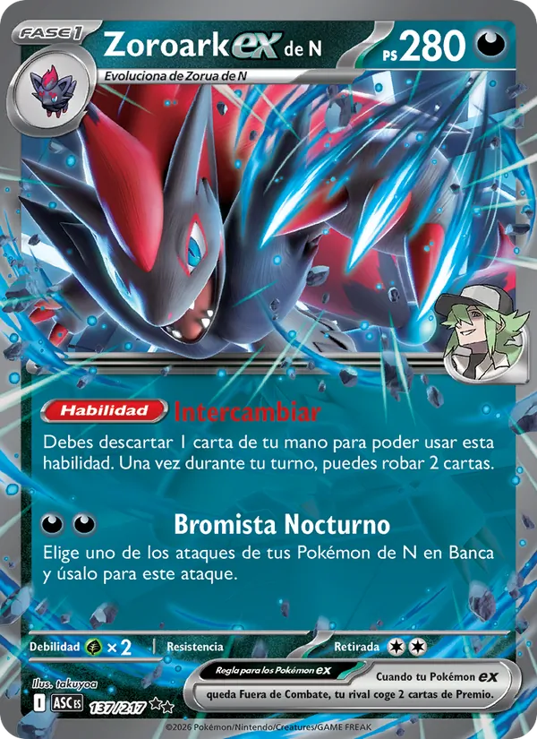 N's Zoroark ex (ASC 137)
