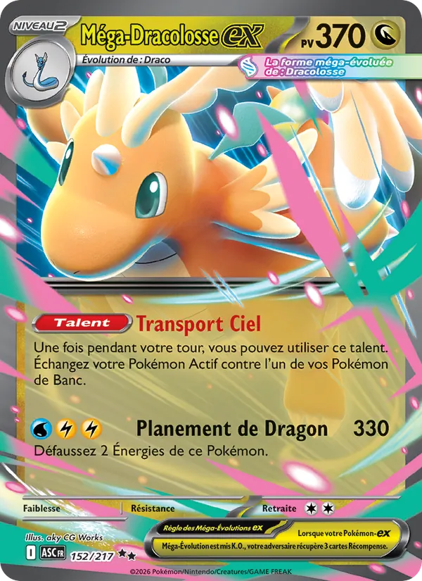 Mega Dracolosse ex (ASC 152)