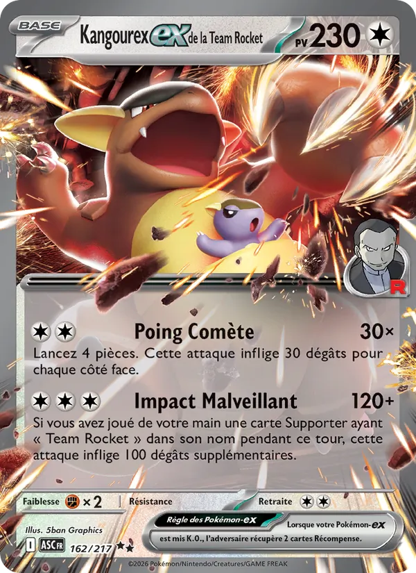 Kangourex ex de la Team Rocket (ASC 162)