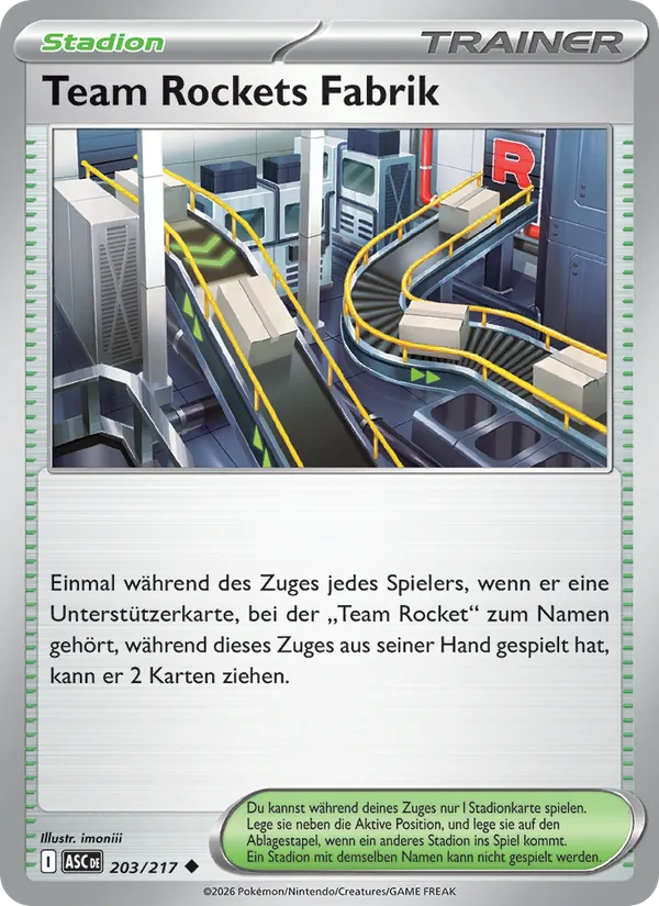 Team Rockets Fabrik (ASC 203)