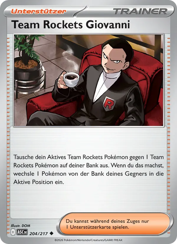 Team Rockets Giovanni (ASC 204)