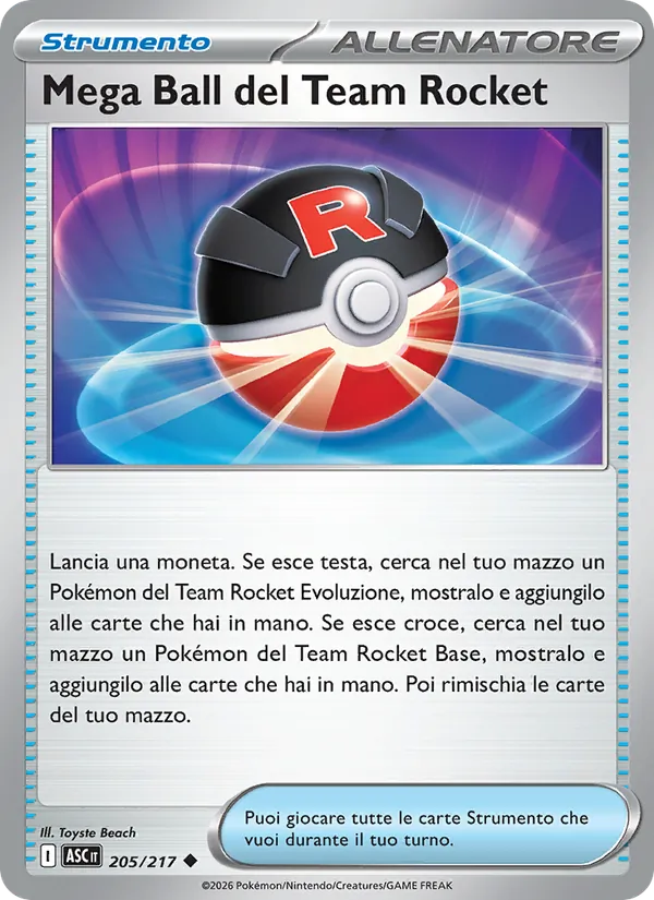 Team Rocket's Great Ball (ASC 205)