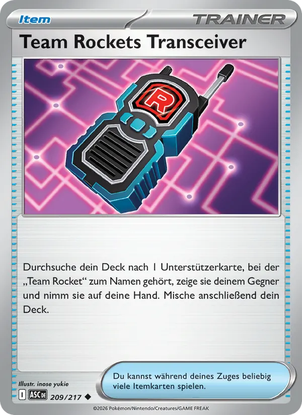 Team Rockets Transceiver (ASC 209)
