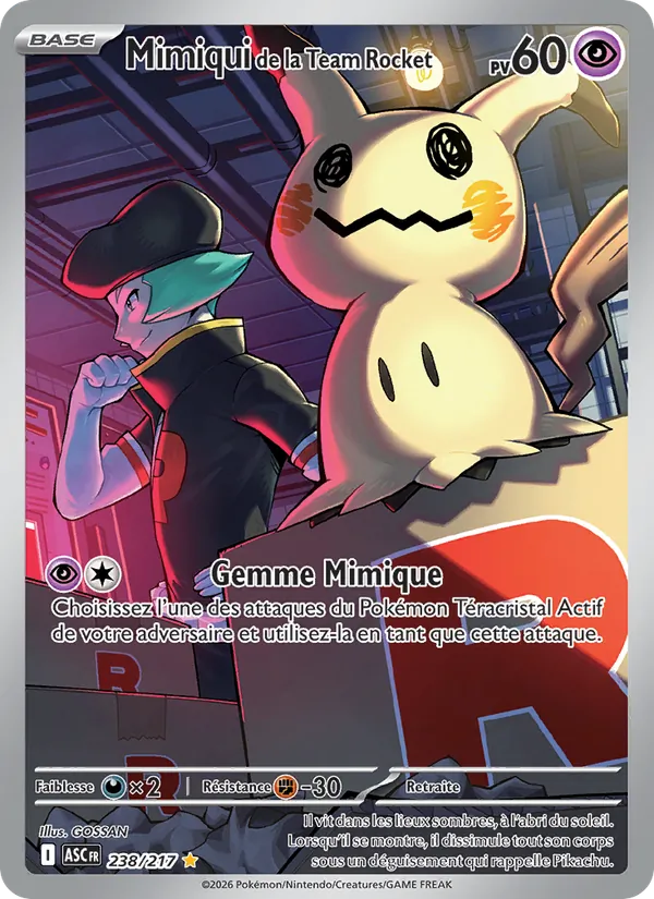 Mimiqui de la Team Rocket (ASC 238)