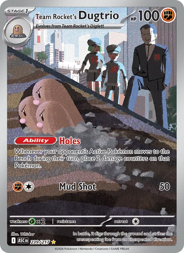 Team Rocket's Dugtrio (ASC 239)