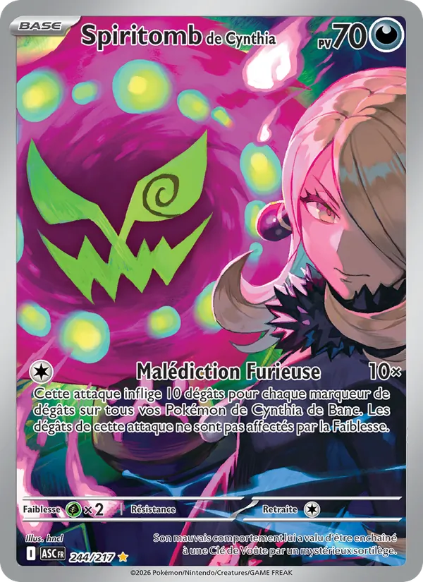 Spiritomb de Cynthia (ASC 244)