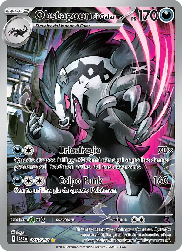 Galarian Obstagoon (ASC 245)