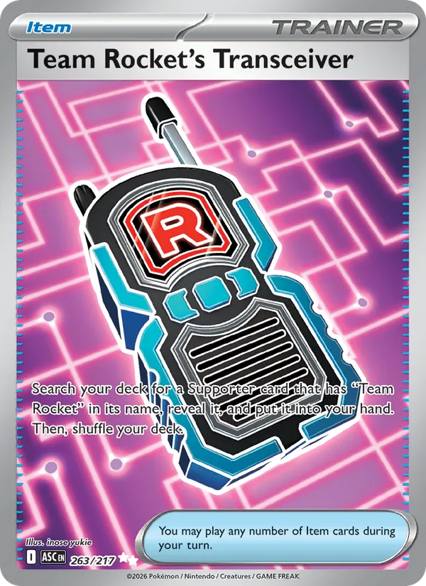 Walkie-talkie del Team Rocket (ASC 263)