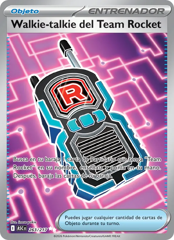 Walkie-talkie del Team Rocket (ASC 263)