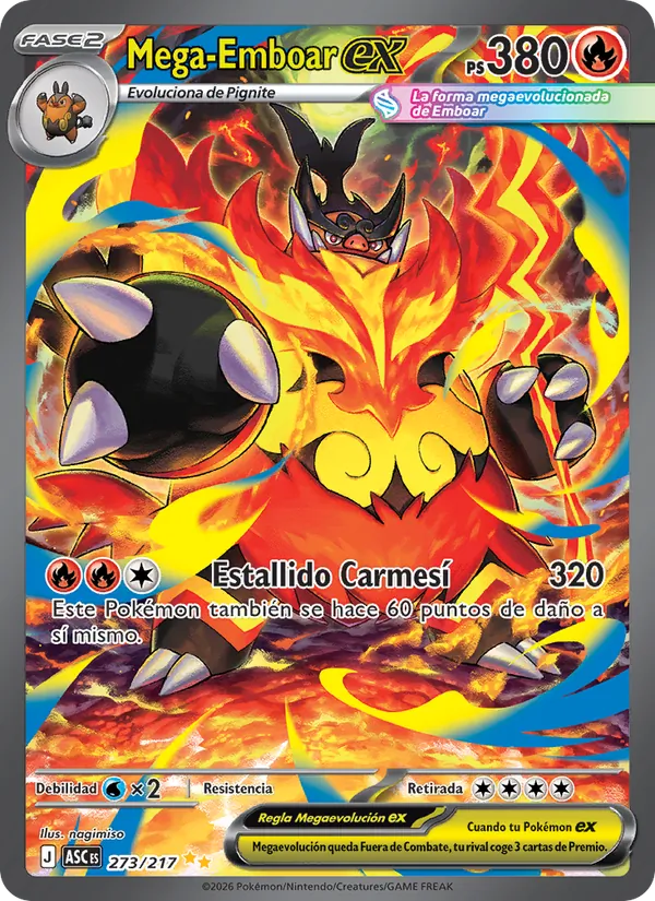 Mega Emboar ex (ASC 273)