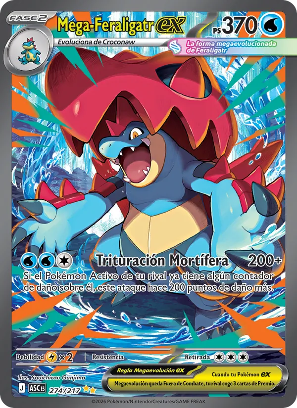Mega Feraligatr ex (ASC 274)