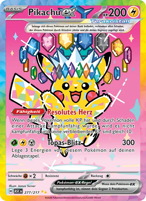 Pikachu ex (ASC 277)