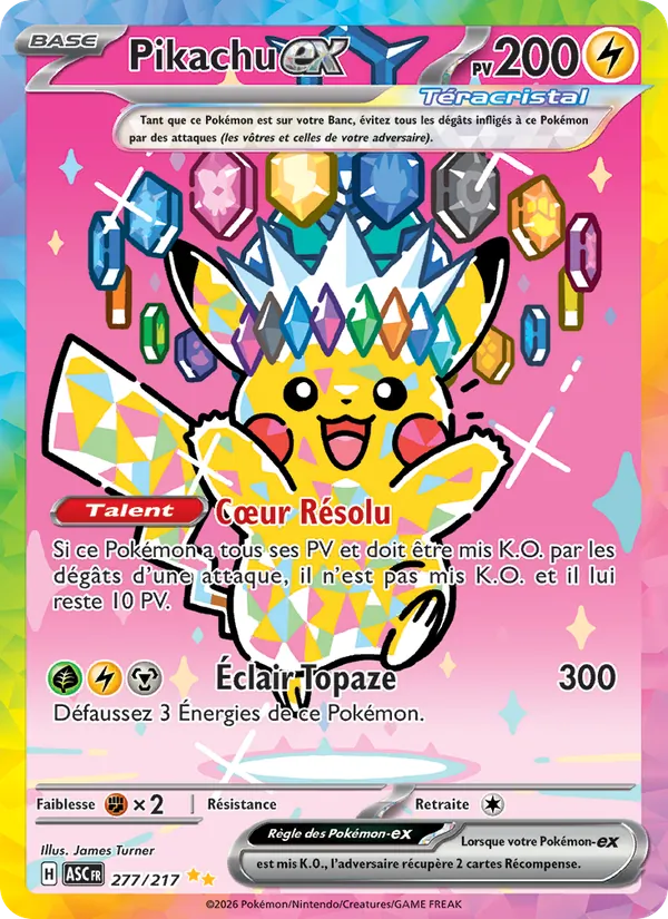 Pikachu ex (ASC 277)
