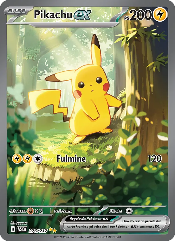 Pikachu ex (ASC 276)