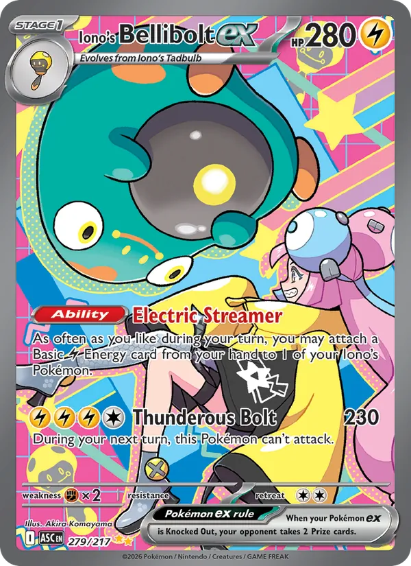 Iono's Bellibolt ex (ASC 279)