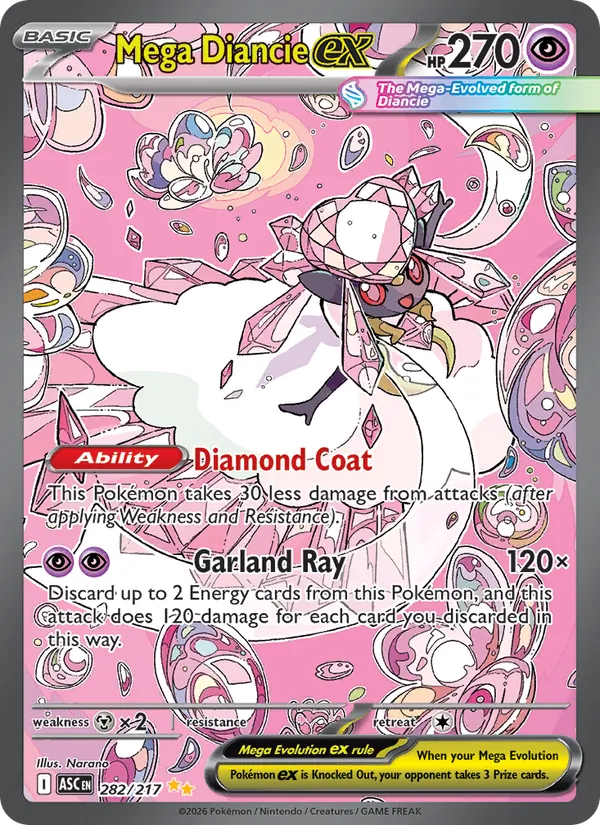 Mega Diancie ex (ASC 282)