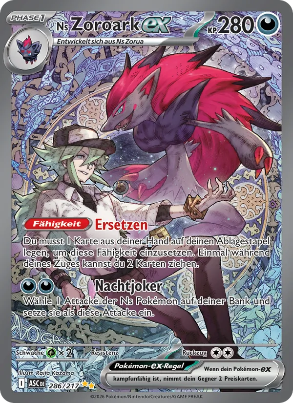 Ns Zoroark ex (ASC 286)