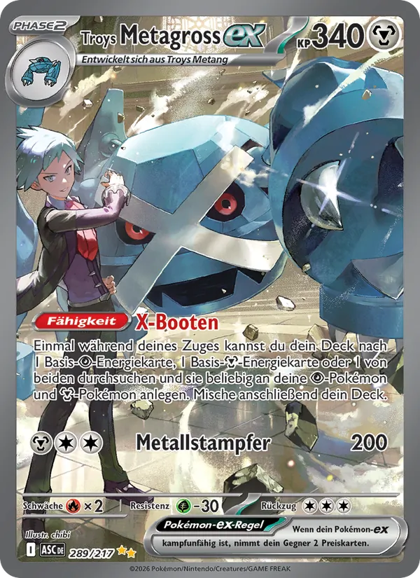 Troys Metagross ex (ASC 289)