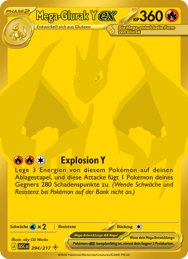 Mega Glurak Y ex (ASC 294)