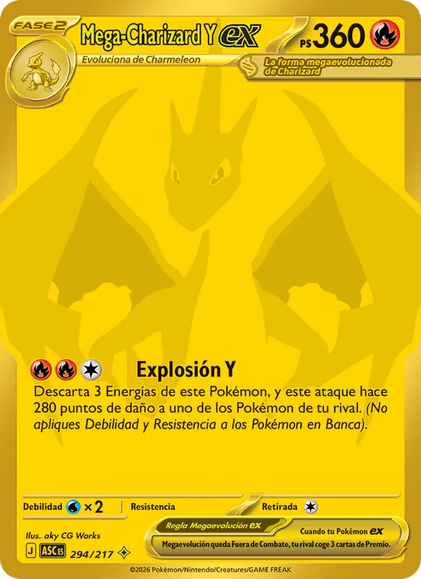 Mega Charizard Y ex (ASC 294)