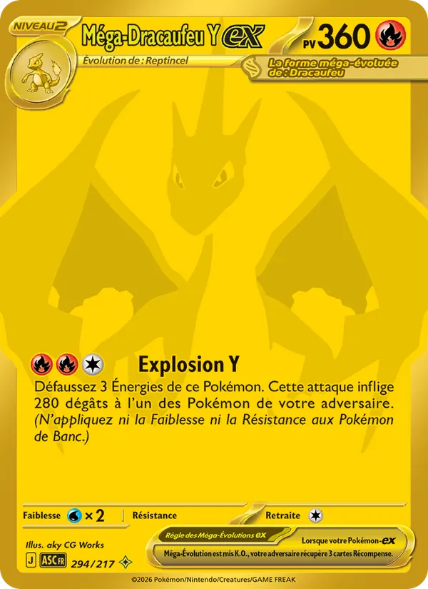 Mega Dracaufeu Y ex (ASC 294)