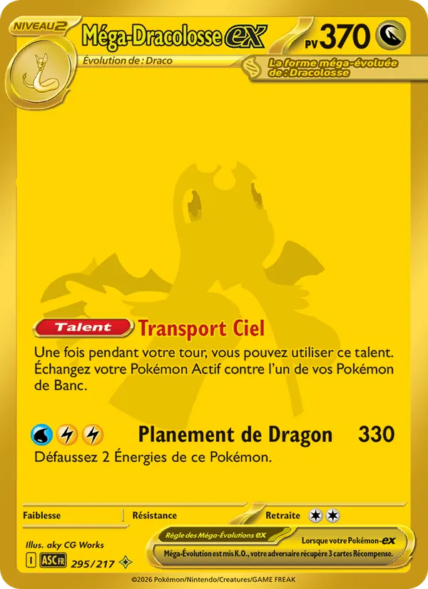 Mega Dracolosse ex (ASC 295)