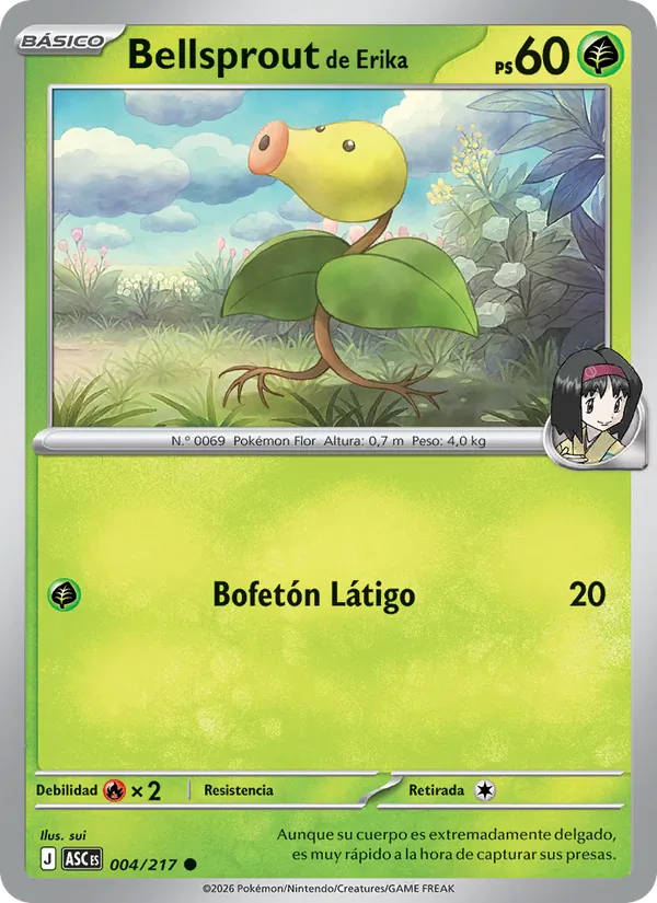 Bellsprout de Erika (xASC 004)