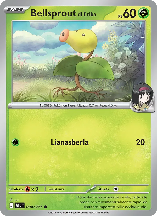 Bellsprout di Erika (xASC 004)