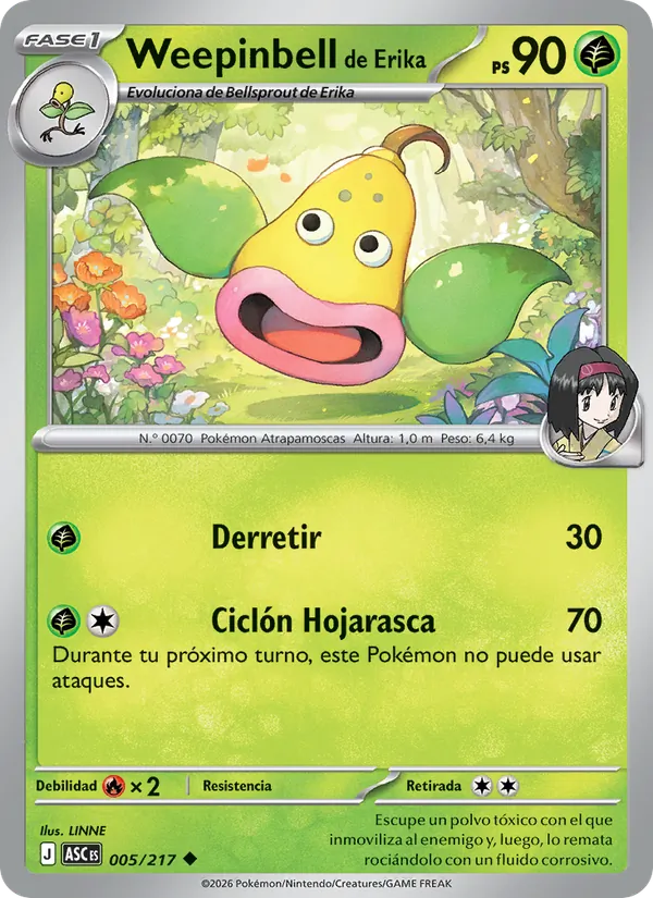 Weepinbell de Erika (xASC 005)
