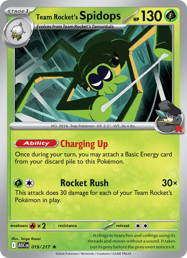 Team Rocket's Spidops (xASC 019)
