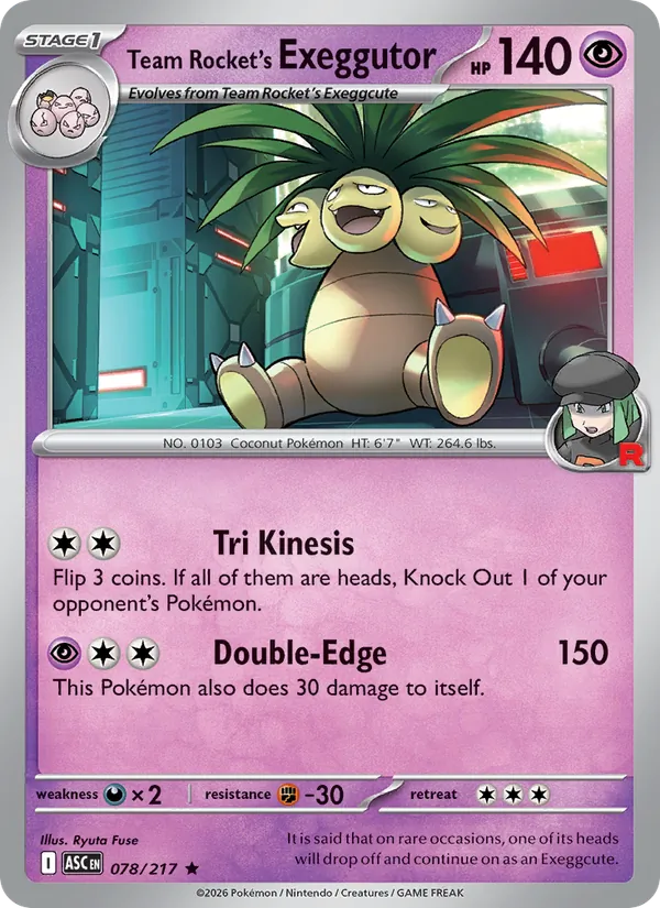 Team Rocket's Exeggutor (xASC 078)
