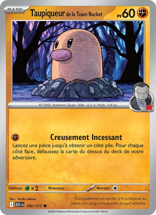 Team Rocket's Diglett (xASC 100)