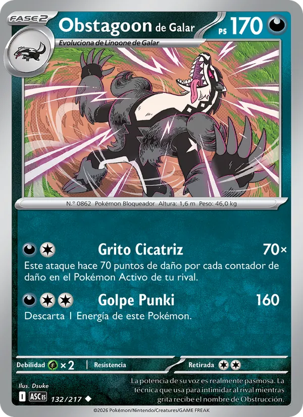 Galarian Obstagoon (xASC 132)