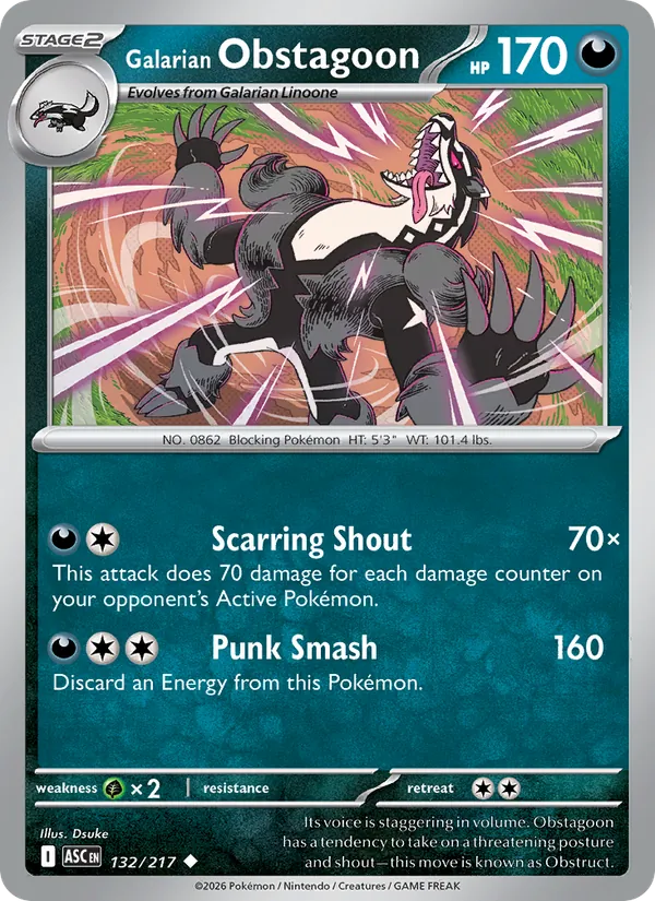 Galarian Obstagoon (xASC 132)