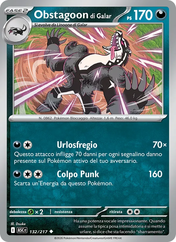 Galarian Obstagoon (xASC 132)