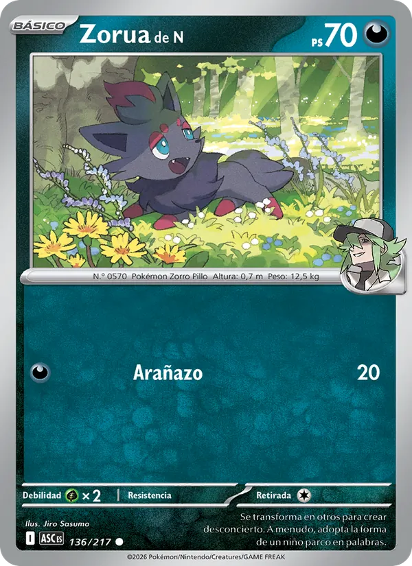 N's Zorua (xASC 136)