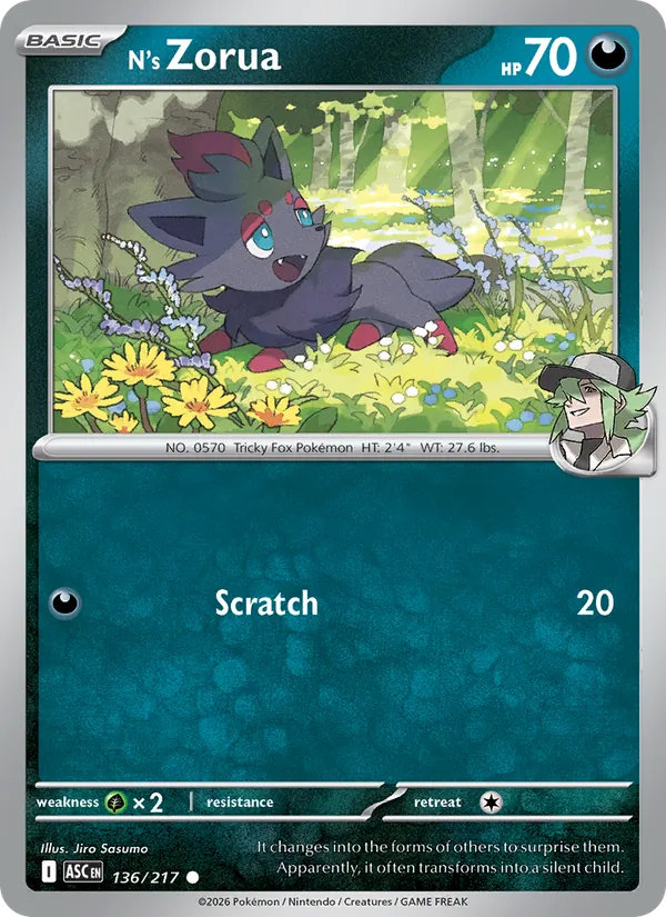 N's Zorua (xASC 136)