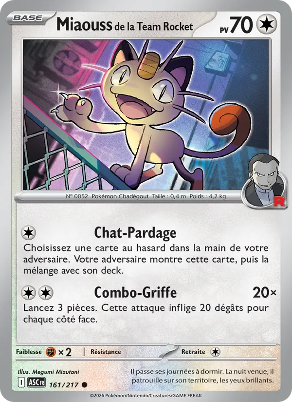 Miaouss de la Team Rocket (xASC 161)