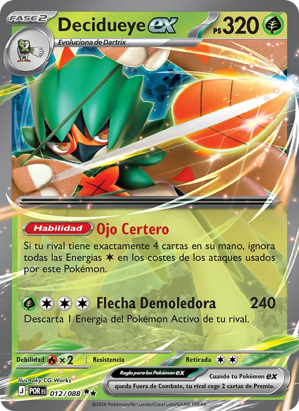 Decidueye ex (POR 012)